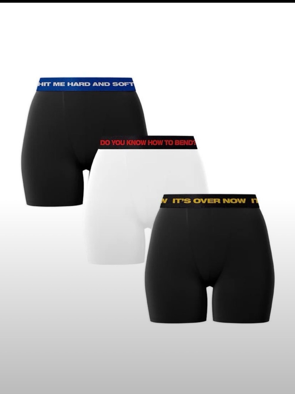 NWOT Billie Ellish 3-Pack Women's Boxer Briefs sz M
